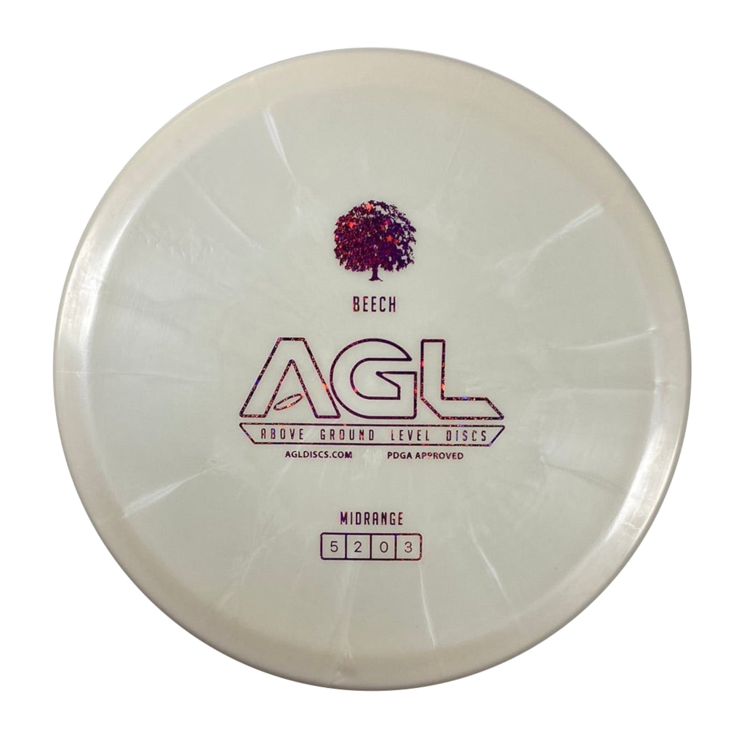 Above Ground Level Beech | Alpine | White/Pink 174g Disc Golf