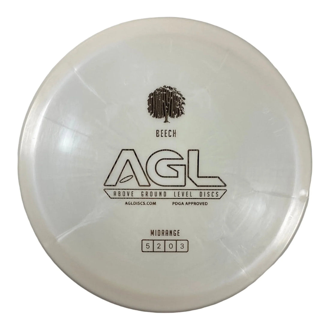 Above Ground Level Beech | Alpine | White/Gold 174g Disc Golf