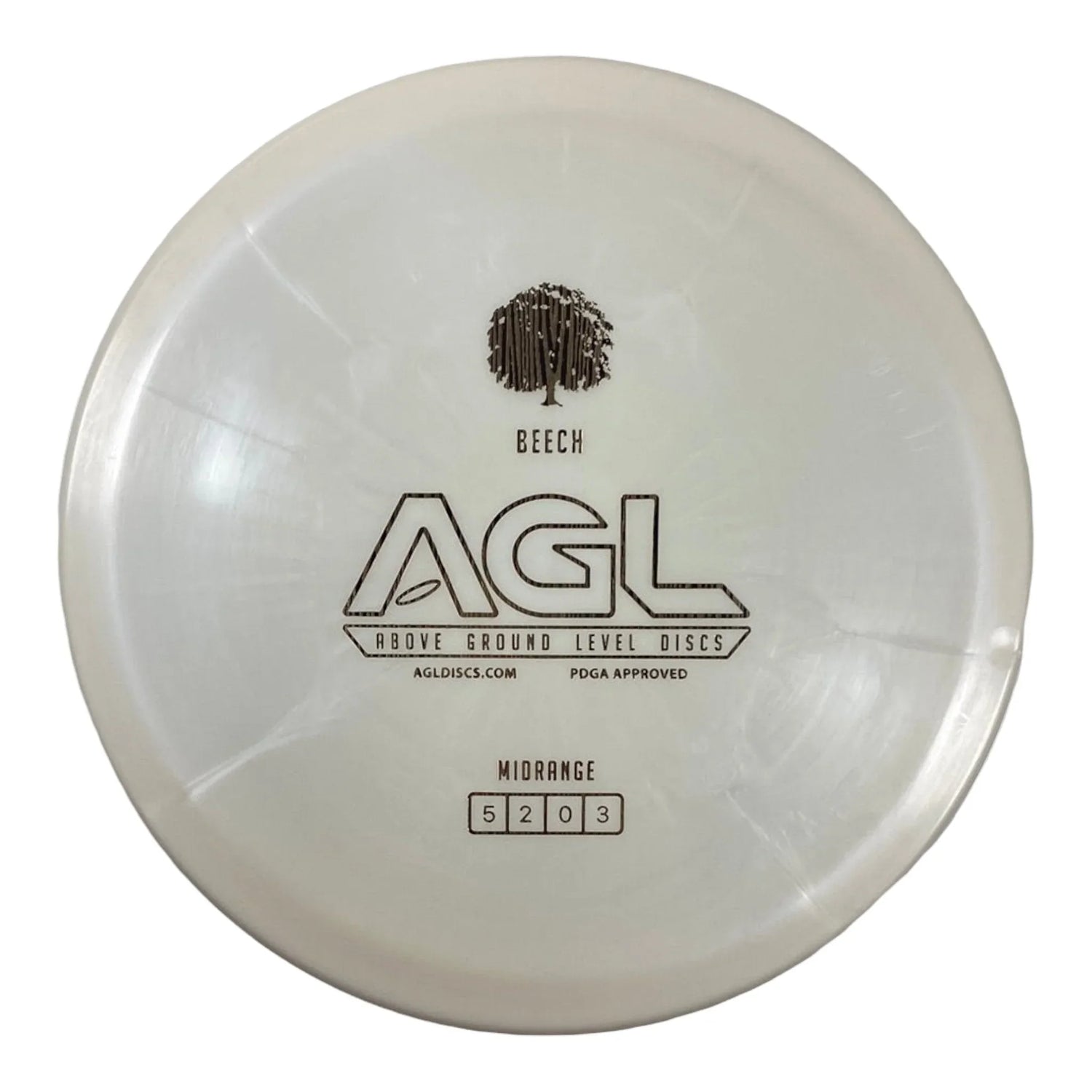 Above Ground Level Beech | Alpine | White/Gold 174g Disc Golf