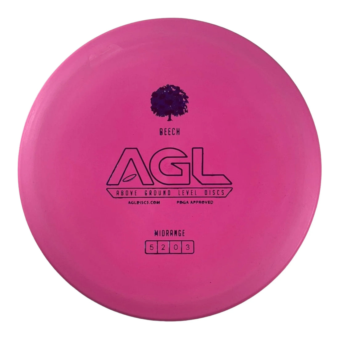 Above Ground Level Beech | Woodland | Pink/Blue 168g Disc Golf