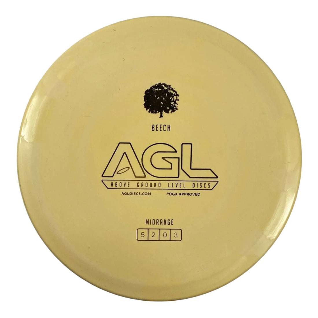 Above Ground Level Beech | Woodland | Tan/Gold 172g Disc Golf