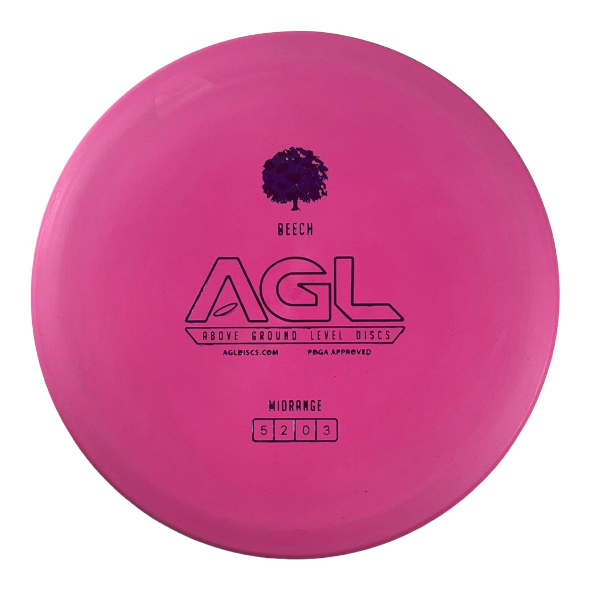 Above Ground Level Beech | Woodland | Pink/Blue 168g Disc Golf