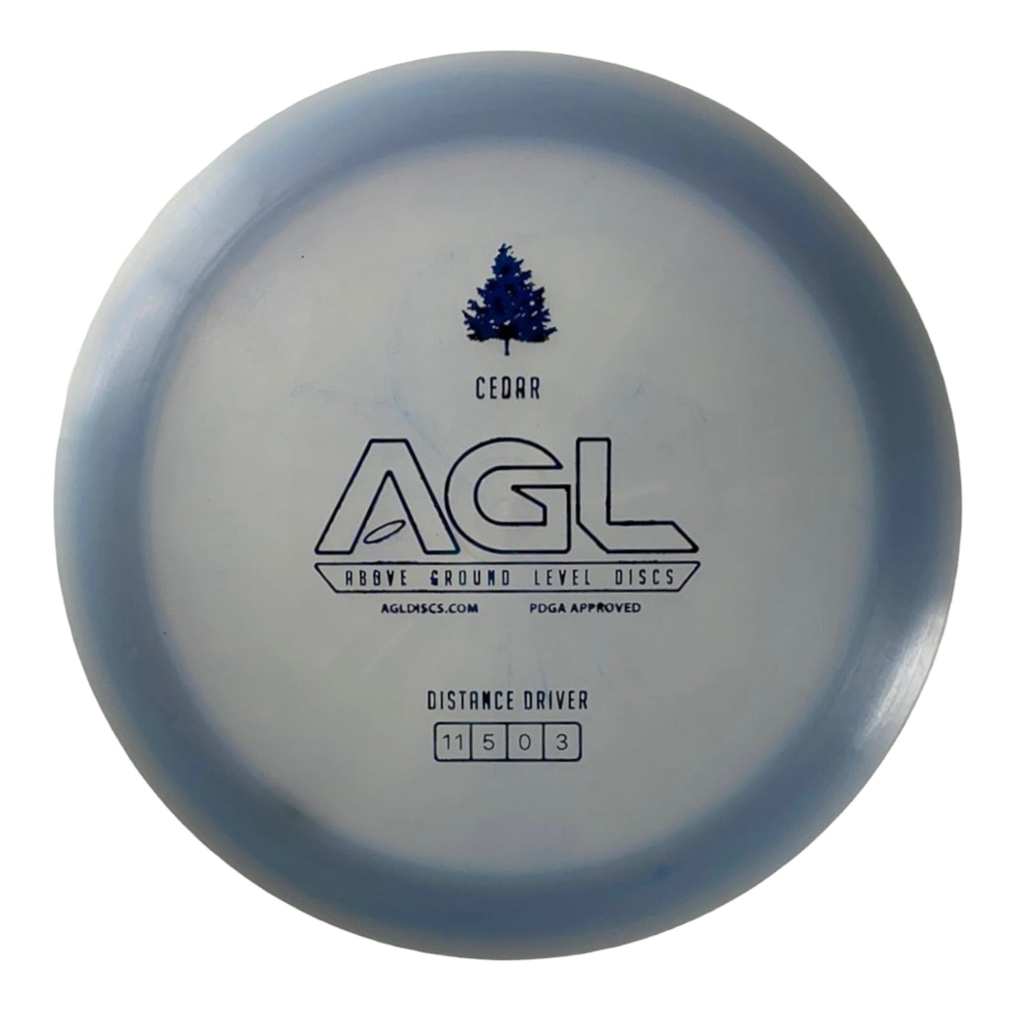 Above Ground Level Cedar | Alpine | Blue/Blue 170g Disc Golf