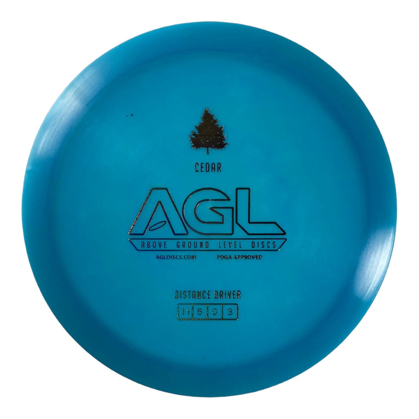 Above Ground Level Cedar | Alpine | Blue/Holo 174g Disc Golf