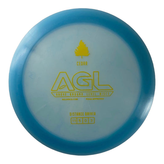 Above Ground Level Cedar | Alpine | Blue/Yellow 166g Disc Golf