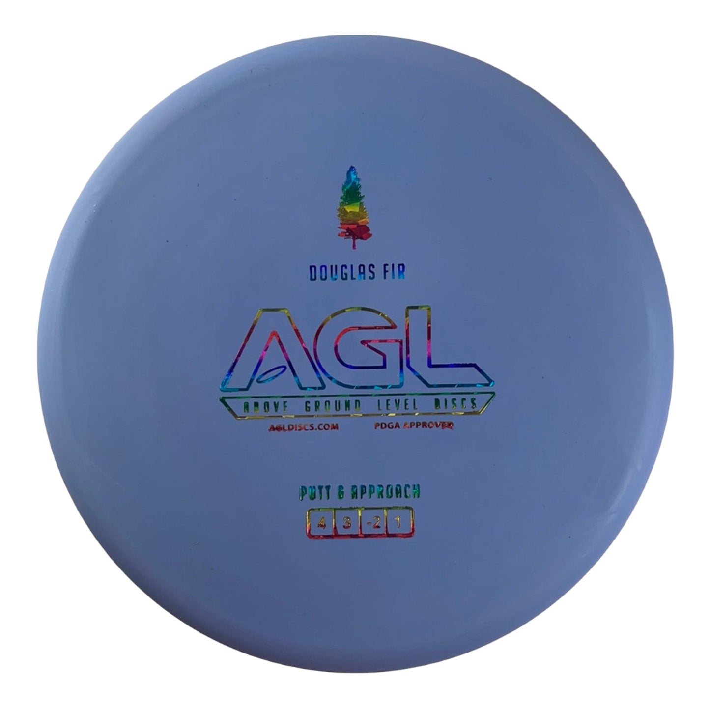 Above Ground Level Douglas Fir | Woodland | Blue/Rainbow 166g Disc Golf