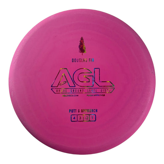 Above Ground Level Douglas Fir | Woodland | Pink/Rainbow 168g Disc Golf