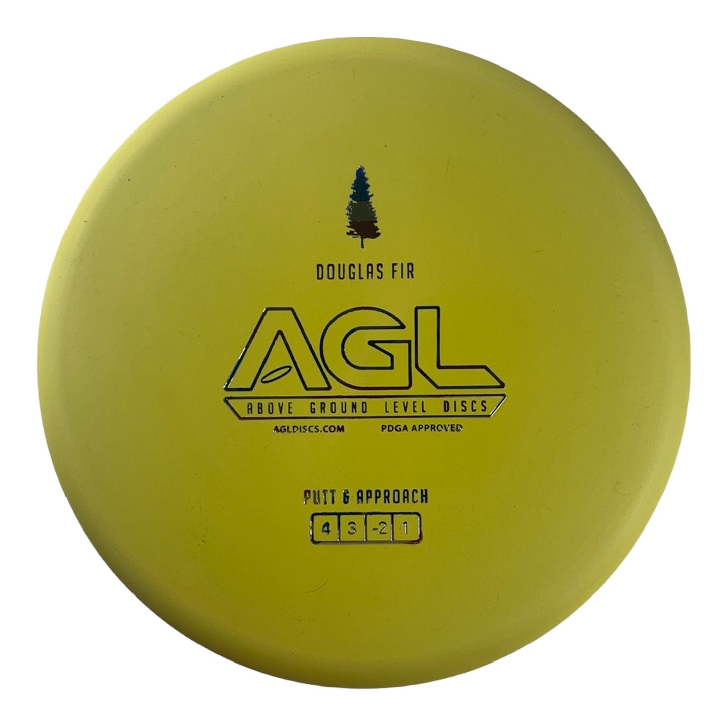 Above Ground Level Douglas Fir | Woodland | Yellow/USA 173g Disc Golf