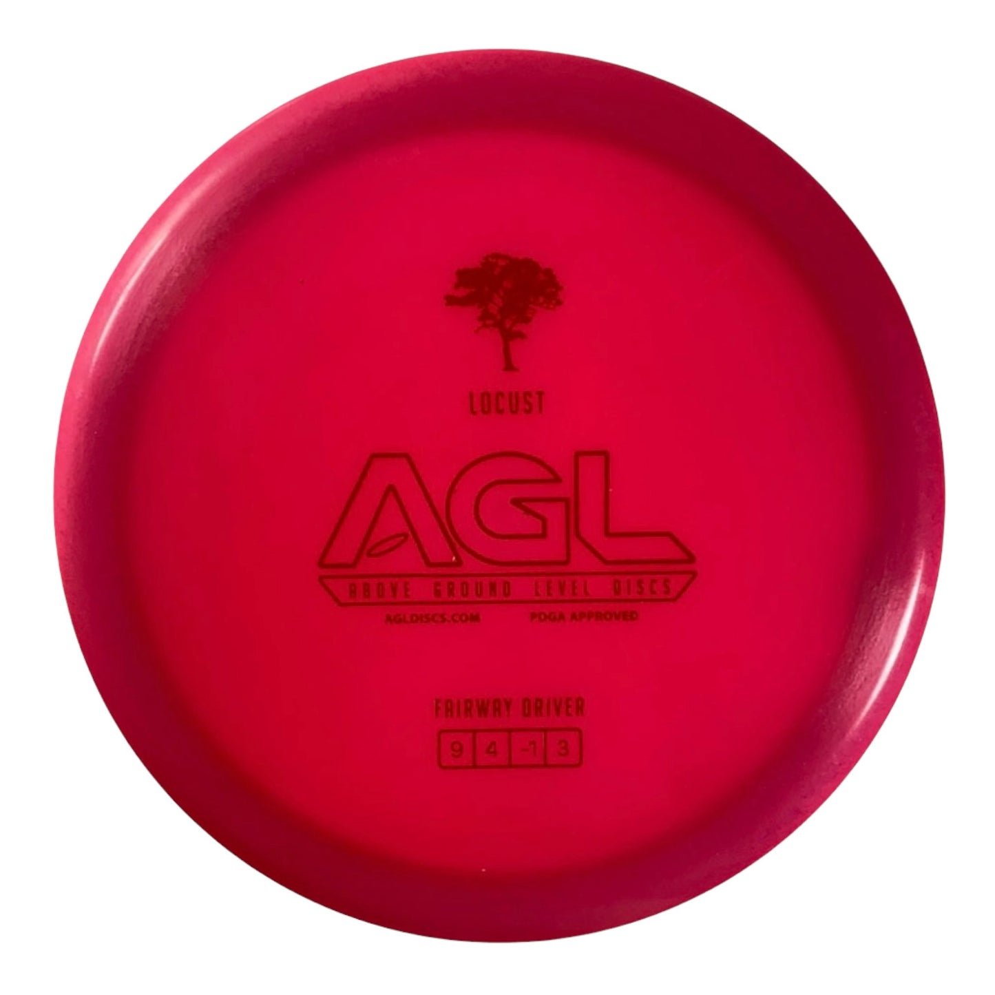 Above Ground Level Locust | Alpine | Pink/Red 175g Disc Golf
