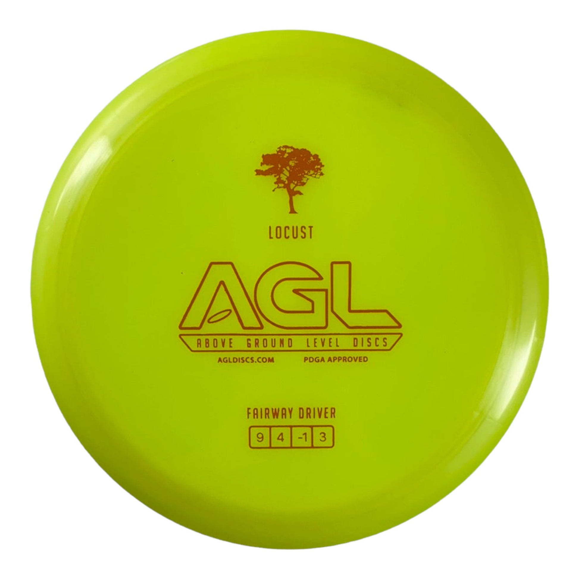 Above Ground Level Locust | Alpine | Yellow/Orange 166g Disc Golf