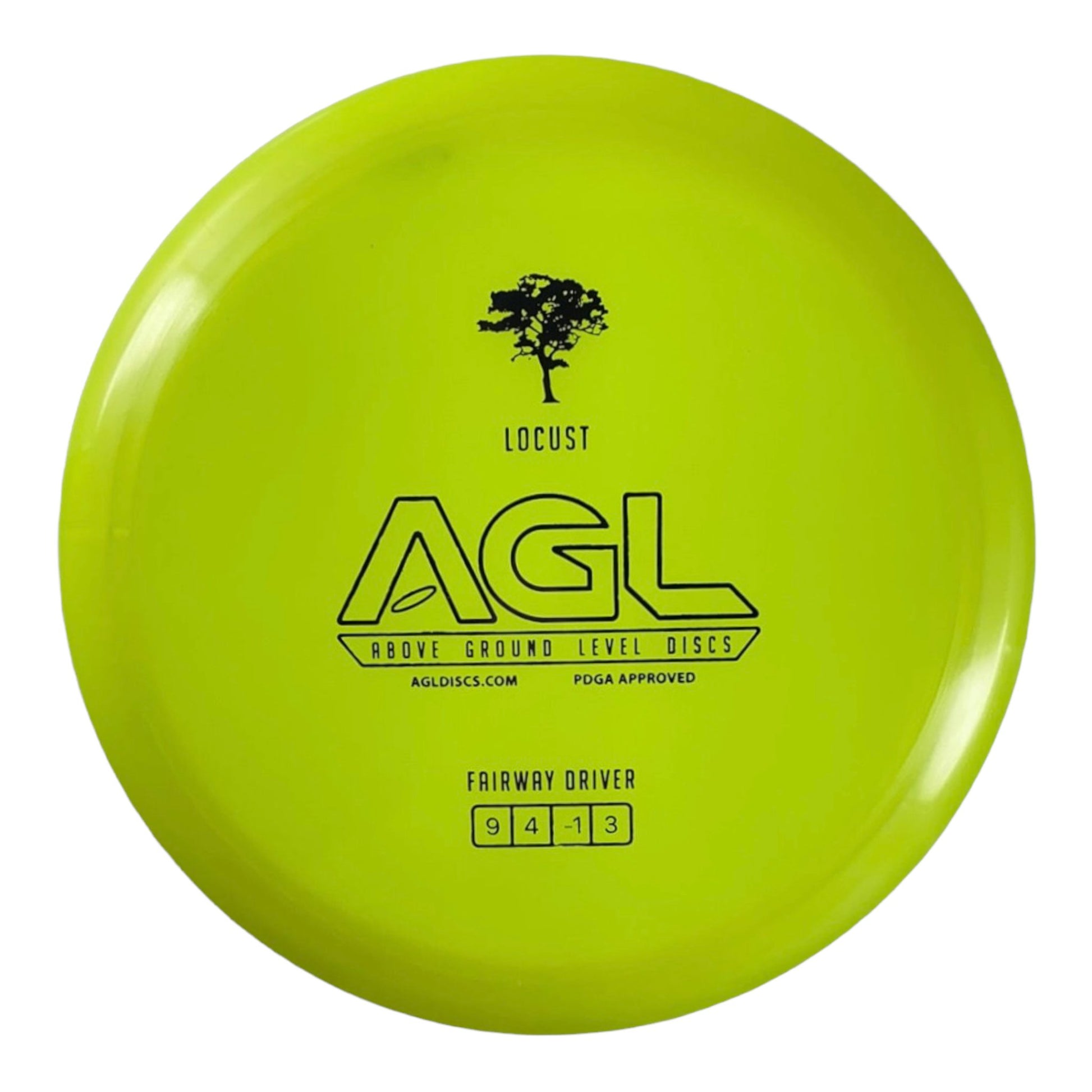 Above Ground Level Locust | Alpine | Yellow/Purple 166g Disc Golf