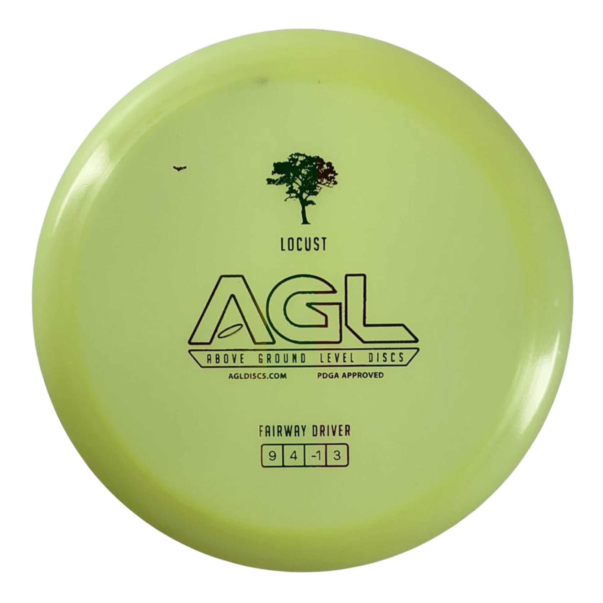 Above Ground Level Locust | Alpine | Yellow/Rasta 168g Disc Golf