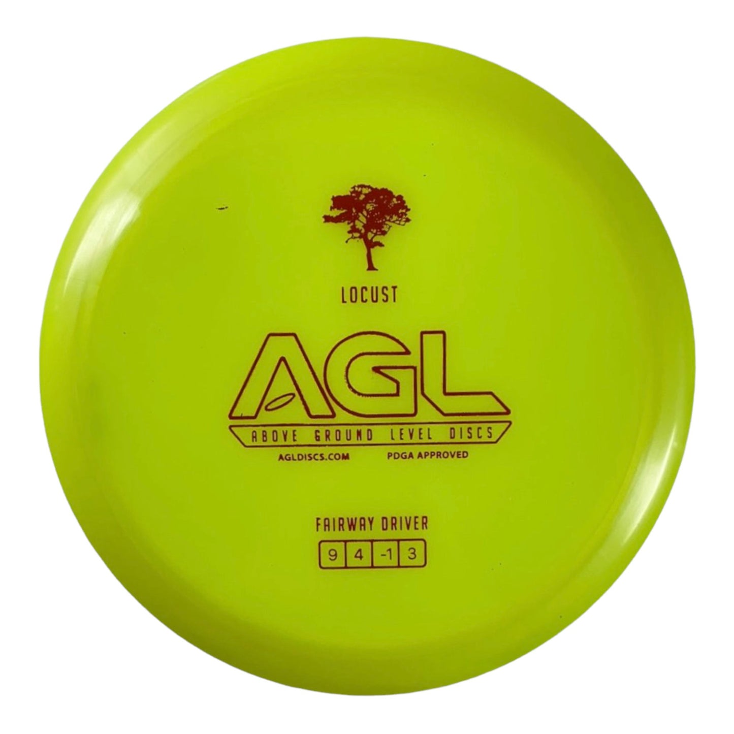 Above Ground Level Locust | Alpine | Yellow/Red 166g Disc Golf