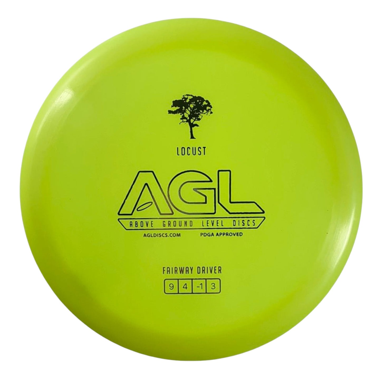 Above Ground Level Locust | Alpine | Yellow/Silver 167-172g Disc Golf