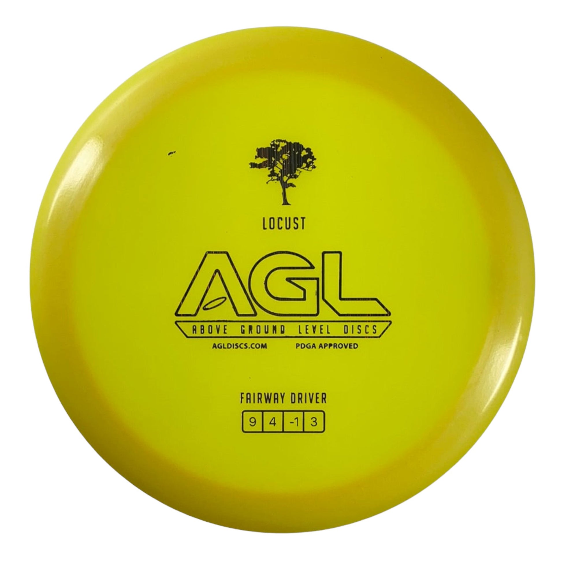 Above Ground Level Locust | Alpine | Yellow/Silver 174g Disc Golf