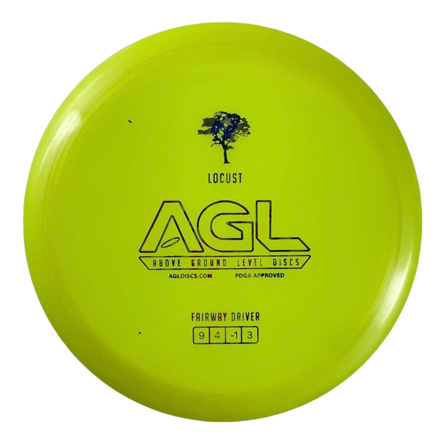 Above Ground Level Locust | Alpine | Yellow/USA 166-167g Disc Golf