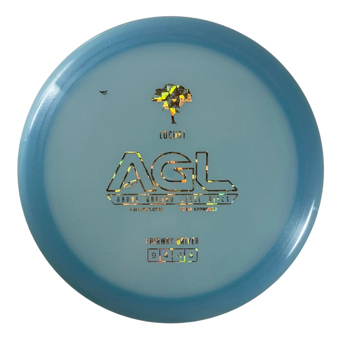 Above Ground Level Locust | Alpine | Blue/Gold 172g Disc Golf