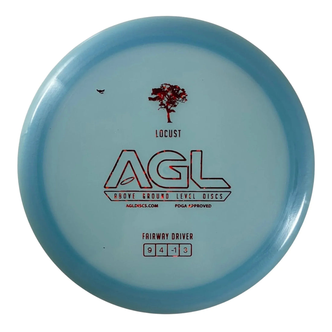 Above Ground Level Locust | Alpine | Blue/Red 172g Disc Golf