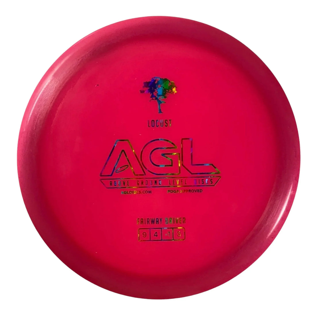 Above Ground Level Locust | Alpine | Pink/Rainbow 175g Disc Golf