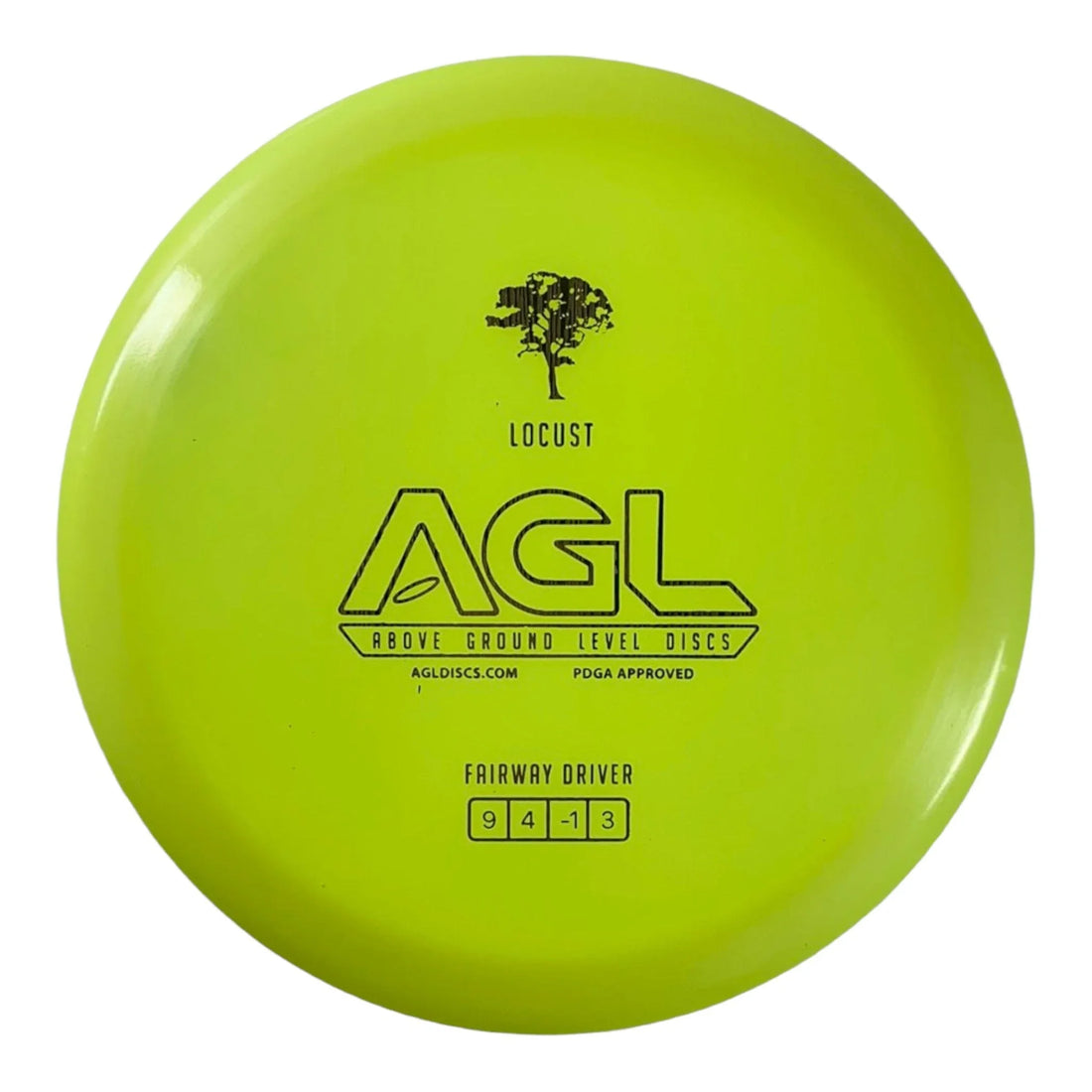 Above Ground Level Locust | Alpine | Yellow/Gold Lines 167 - 175g Disc Golf
