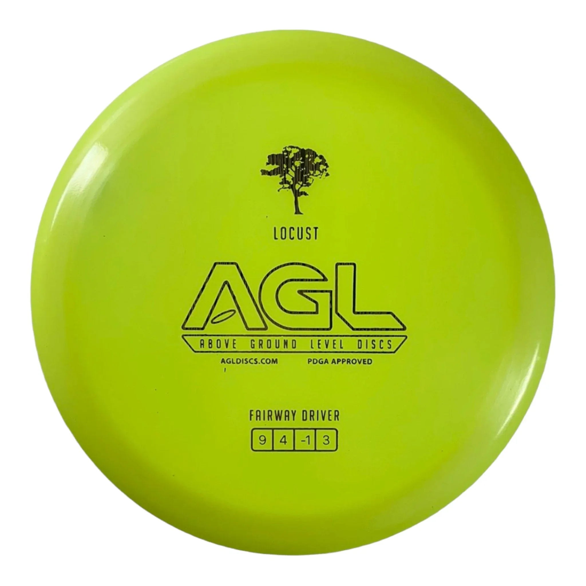 Above Ground Level Locust | Alpine | Yellow/Gold Lines 167 - 175g Disc Golf