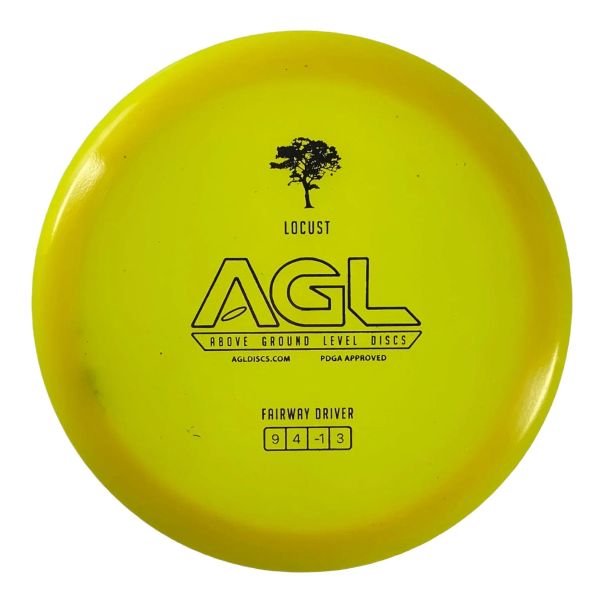 Above Ground Level Locust | Alpine | Yellow/Purple 168g Disc Golf