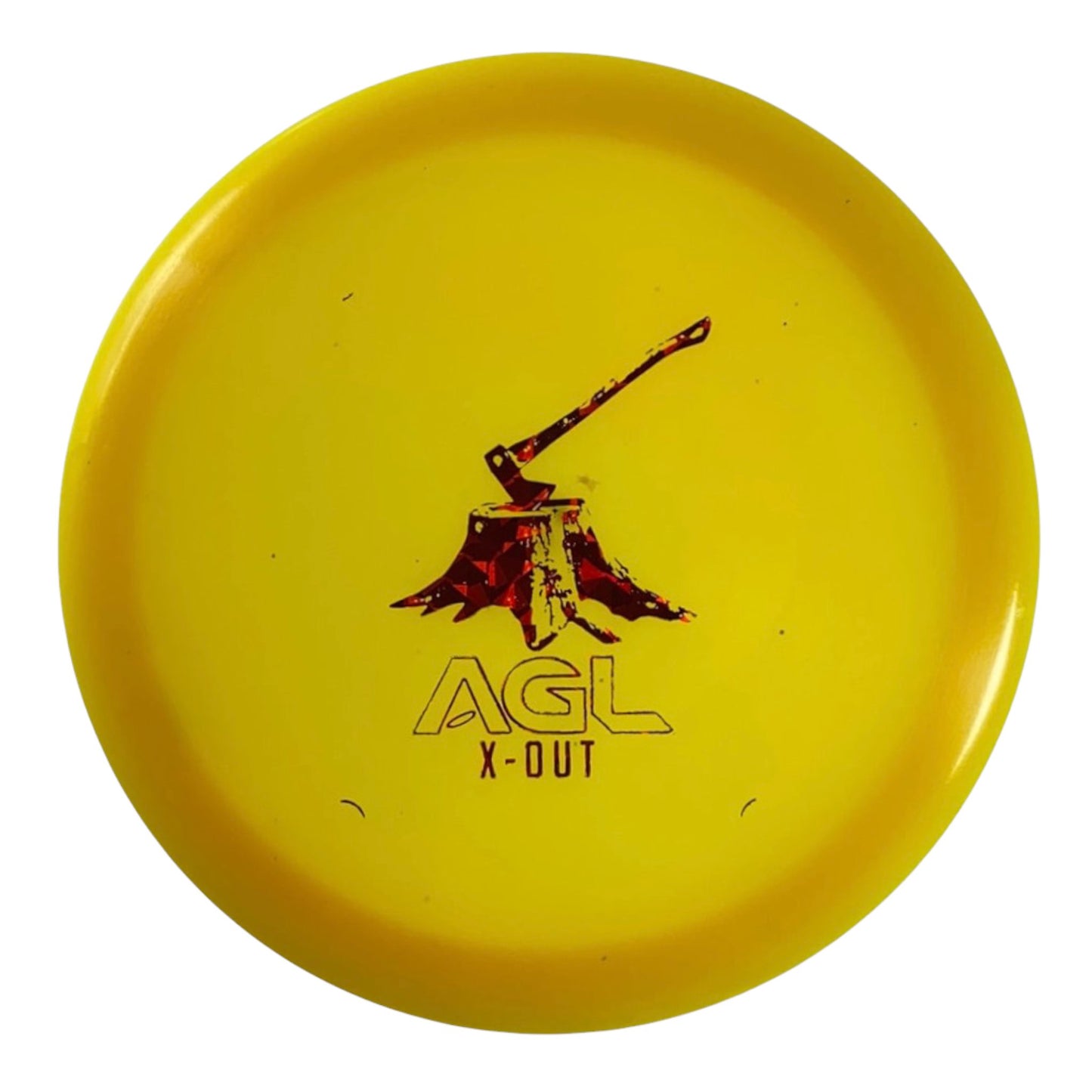 Above Ground Level Locust X-out | Alpine | Yellow/Red 170-171g Disc Golf