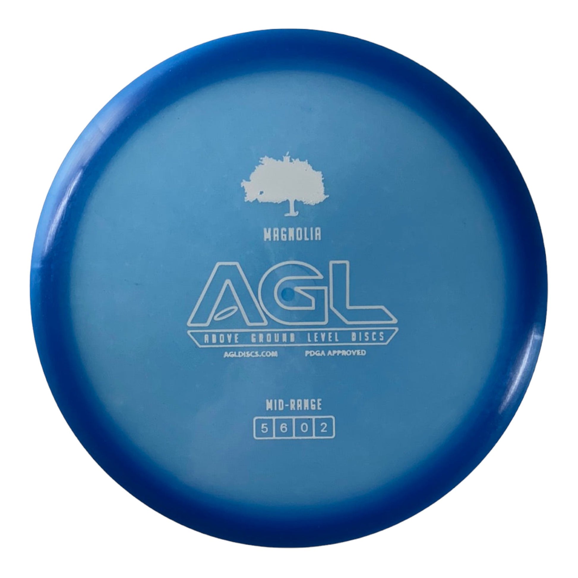 Above Ground Level Magnolia | Alpine | Blue/White 176g Disc Golf