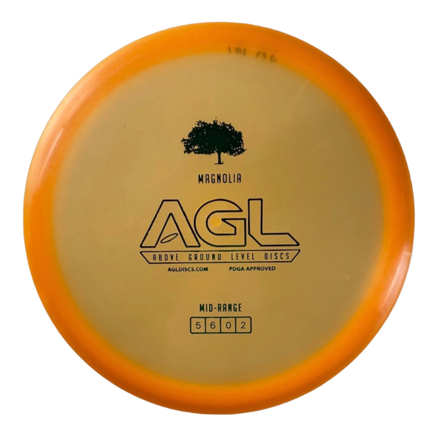 Above Ground Level Magnolia | Alpine | Orange/Green 181g Disc Golf