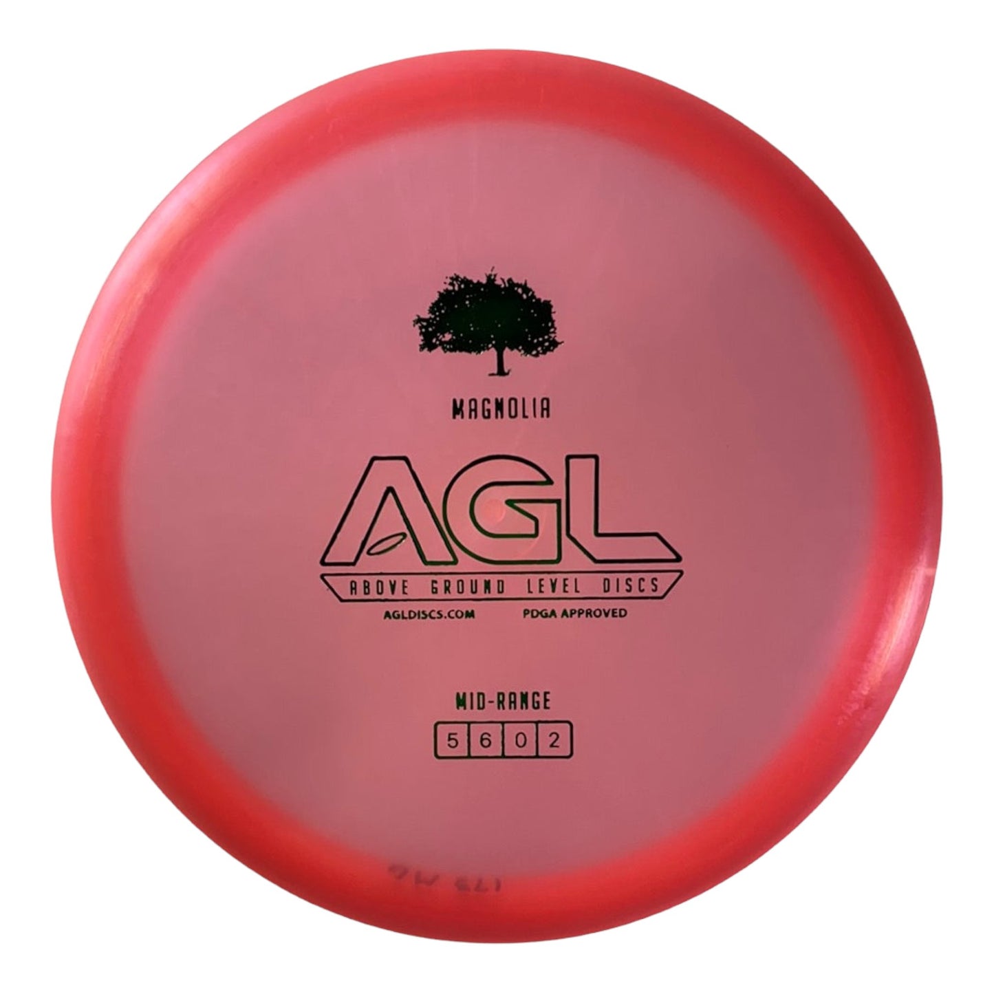 Above Ground Level Magnolia | Alpine | Pink/Green 173g Disc Golf