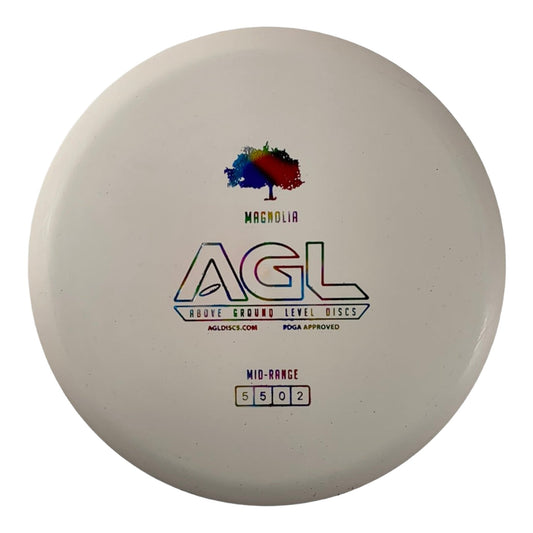 Above Ground Level Magnolia | Woodland | White/Rainbow 175g Disc Golf