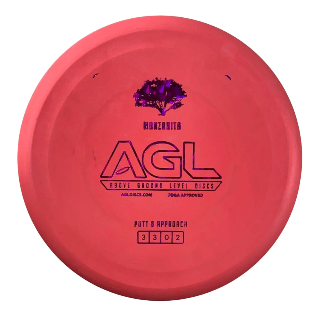 Above Ground Level Manzanita | Woodland | Pink/Pink 174g Disc Golf