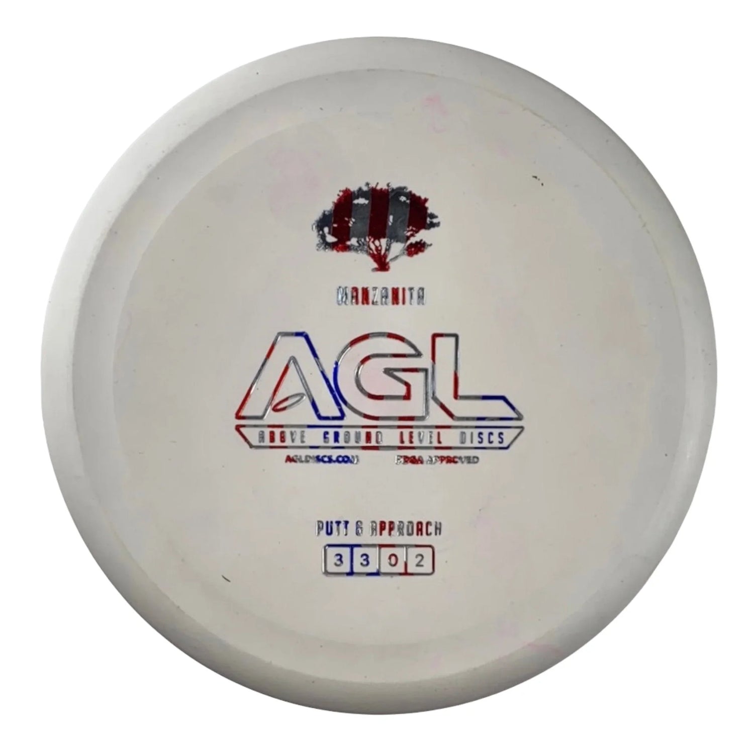 Above Ground Level Manzanita | Woodland | White/USA 174g Disc Golf