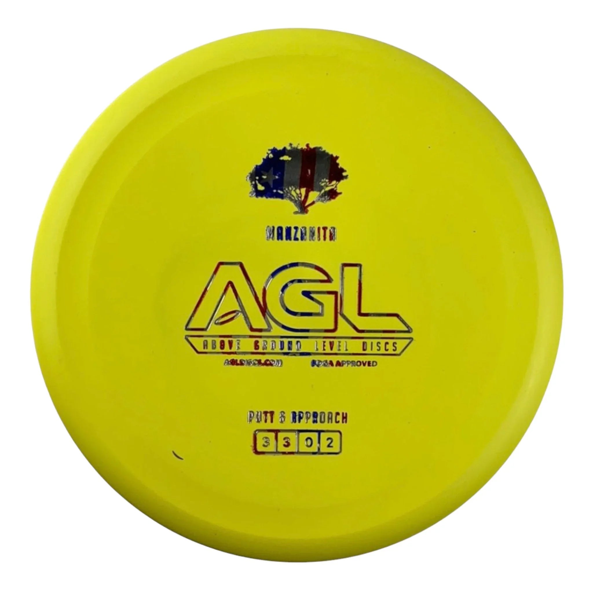 Above Ground Level Manzanita | Woodland | Yellow/USA 173g Disc Golf