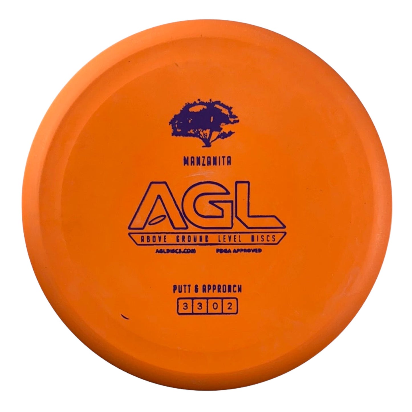 Above Ground Level Manzanita | Woodland | Orange/Blue 175g Disc Golf