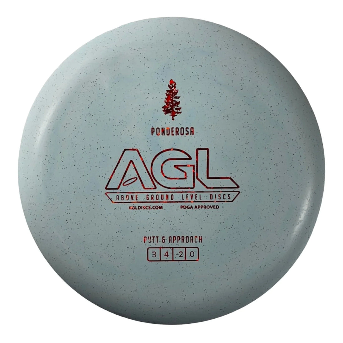 Above Ground Level Ponderosa | Woodland Hemp | Blue/Red 173g Disc Golf
