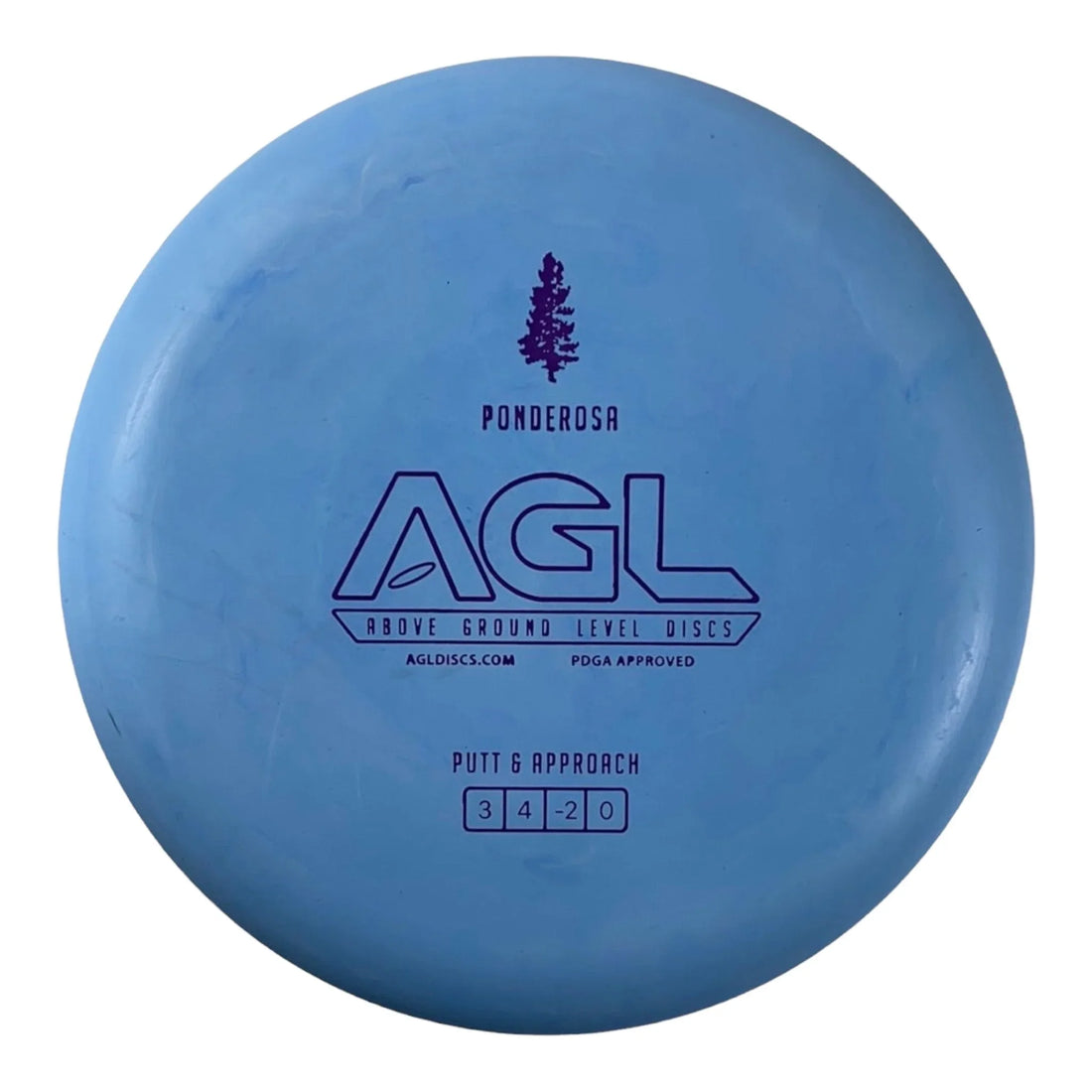 Above Ground Level Ponderosa | Woodland | Blue/Purple 170 - 172g Disc Golf