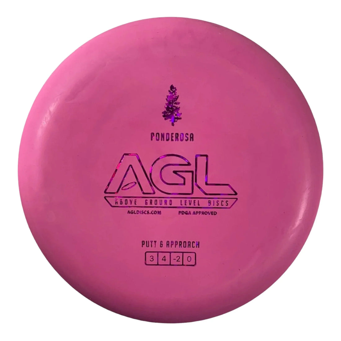 Above Ground Level Ponderosa | Woodland | Pink/Pink 168g Disc Golf
