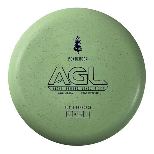 Above Ground Level Ponderosa | Woodland Hemp | Green/Blue 174g Disc Golf