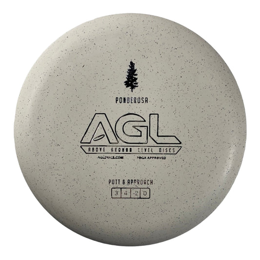 Above Ground Level Ponderosa | Woodland Hemp | White/Black 170g Disc Golf