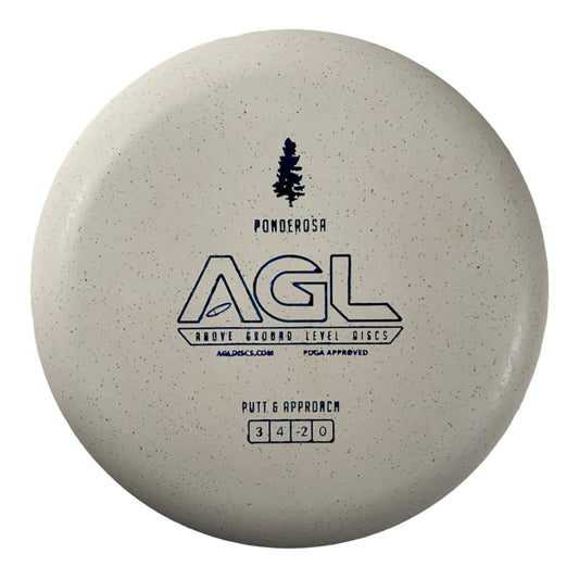 Above Ground Level Ponderosa | Woodland Hemp | White/Blue 169g Disc Golf