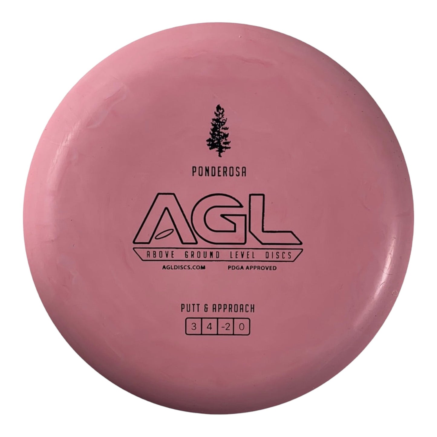 Above Ground Level Ponderosa | Woodland | Pink/Black 174g Disc Golf