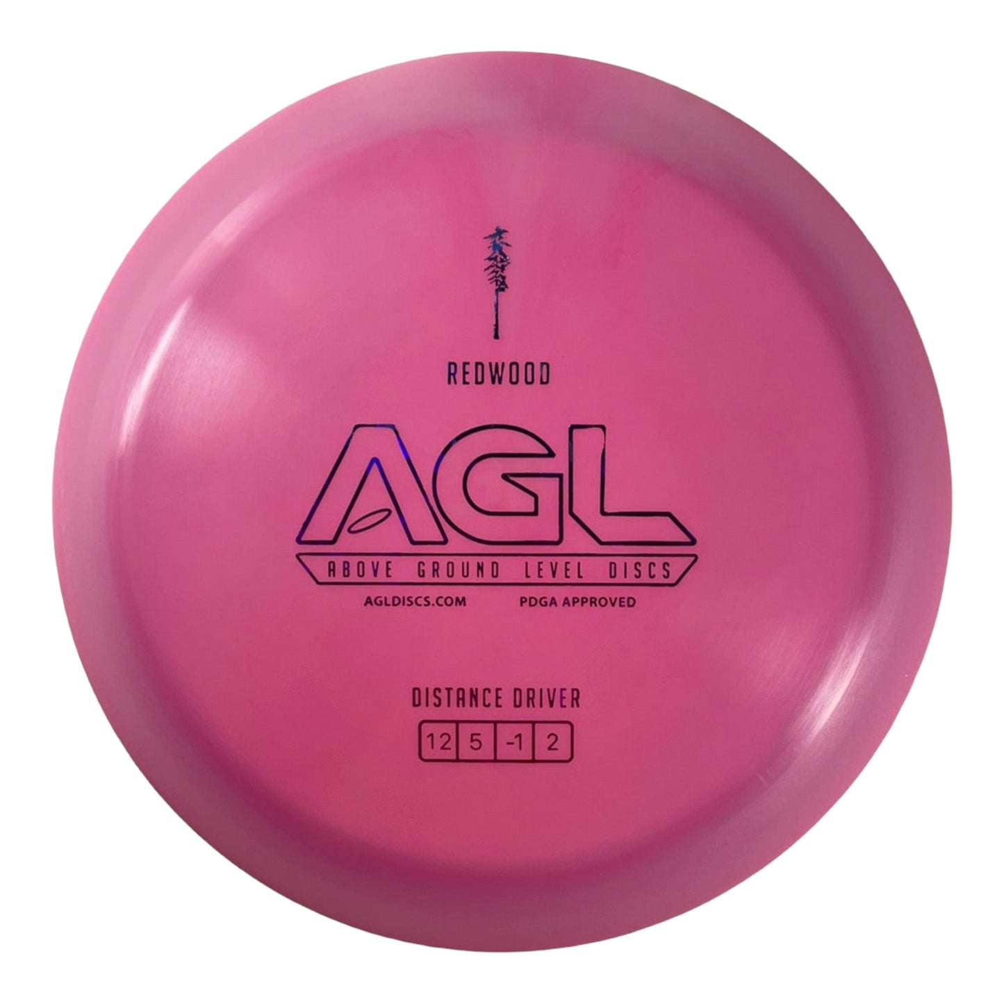 Above Ground Level Redwood | Alpine | Pink/Rainbow 168g Disc Golf