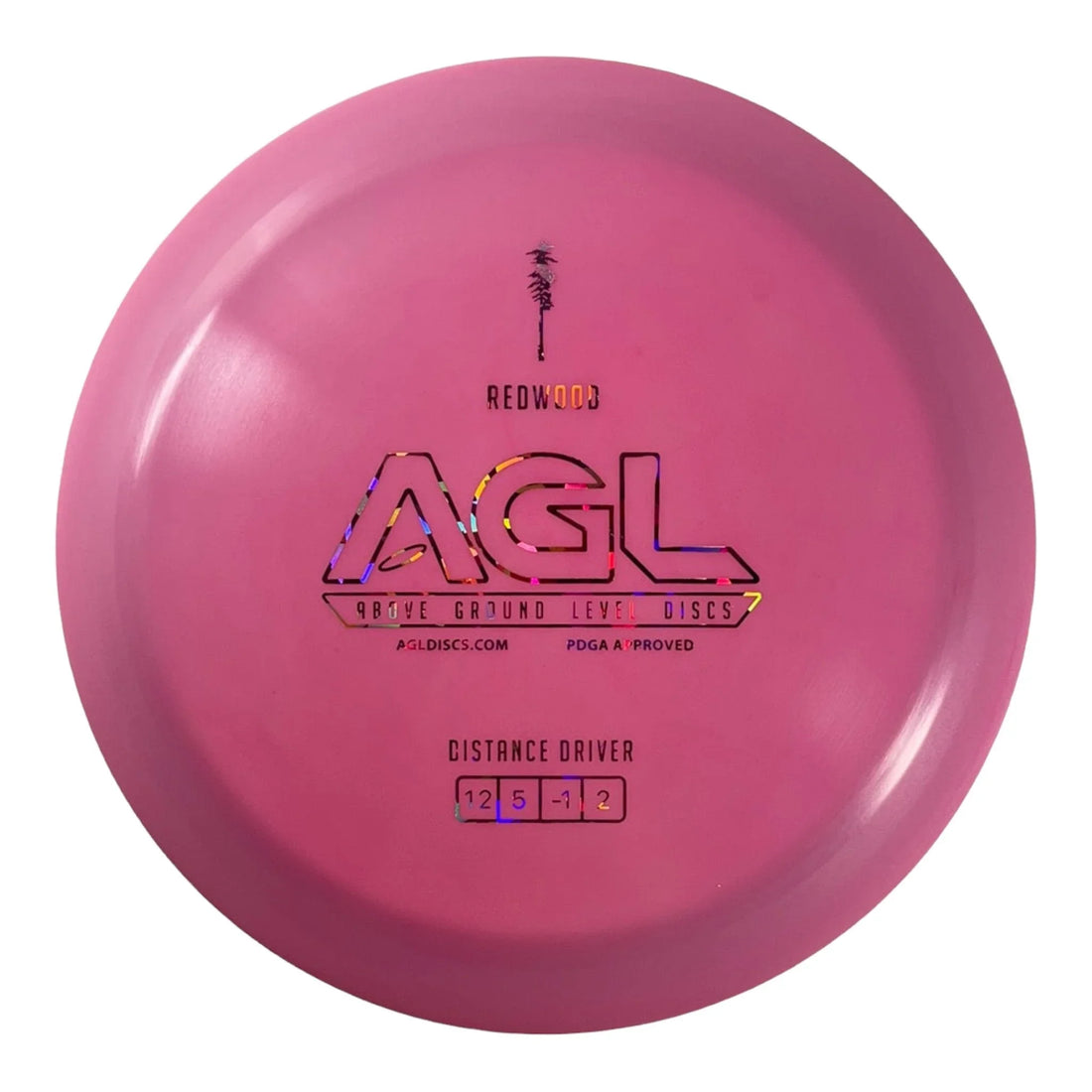 Above Ground Level Redwood | Alpine | Pink/Pink 166g Disc Golf