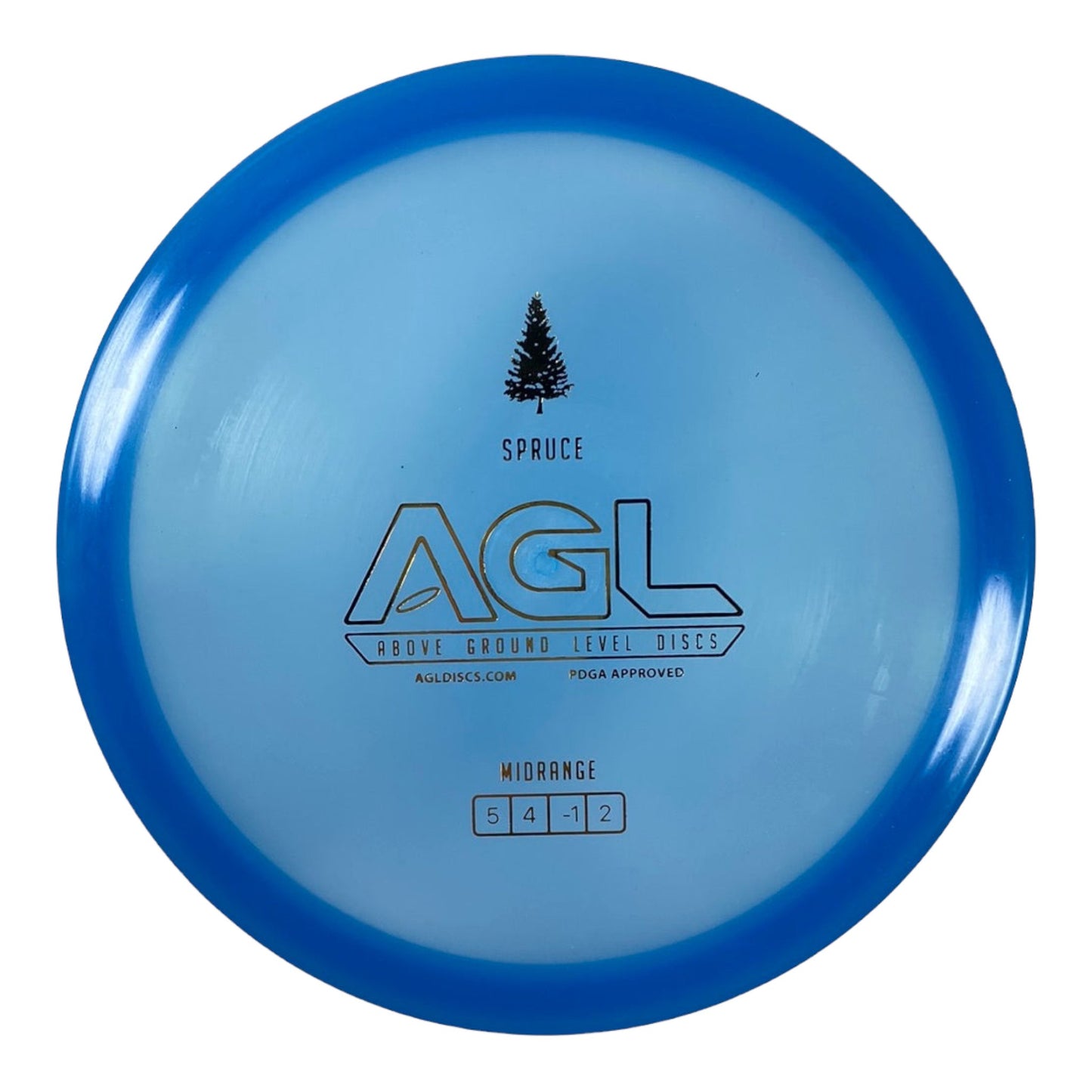 Above Ground Level Spruce | Alpine | Blue/Gold 179g Disc Golf