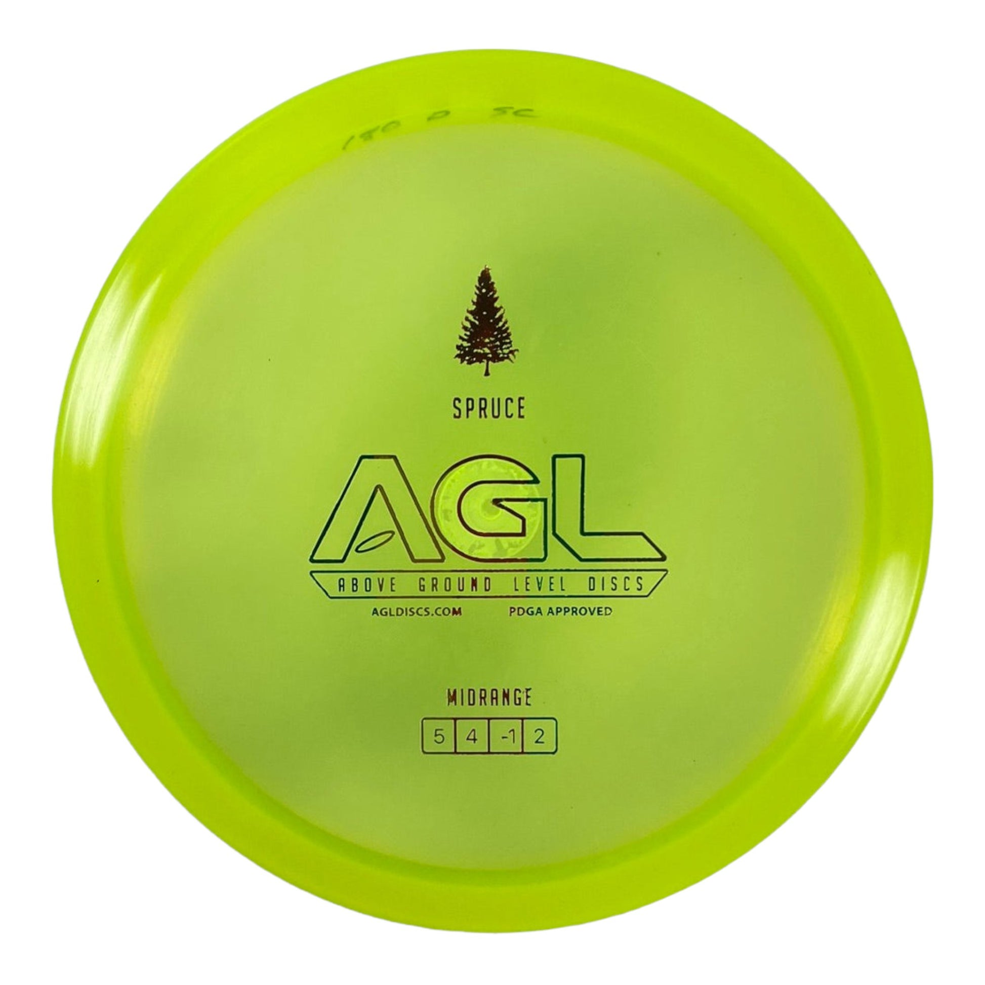 Above Ground Level Spruce | Alpine | Green/Rasta 180g Disc Golf