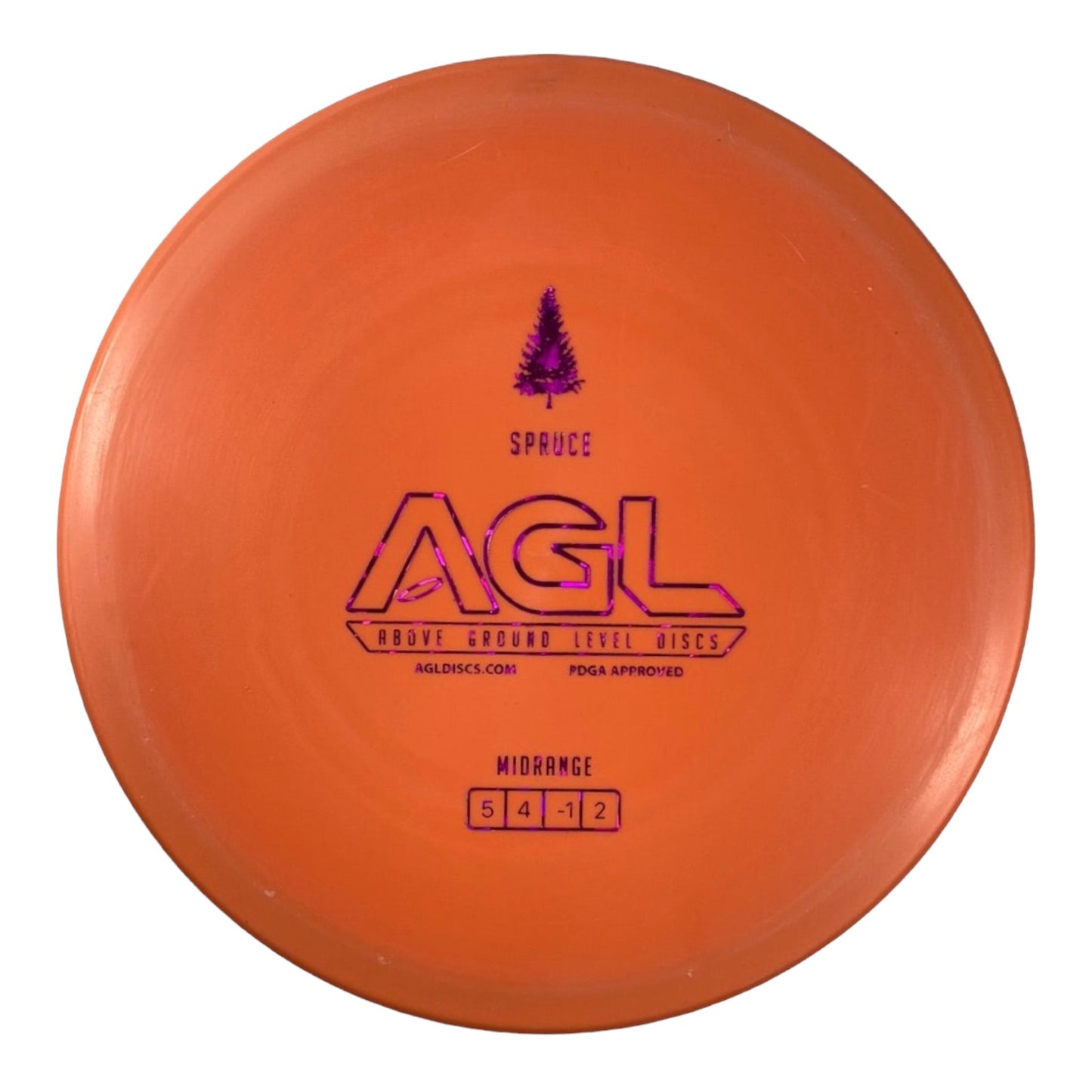 Above Ground Level Spruce | Woodland | Orange/Pink 180g Disc Golf