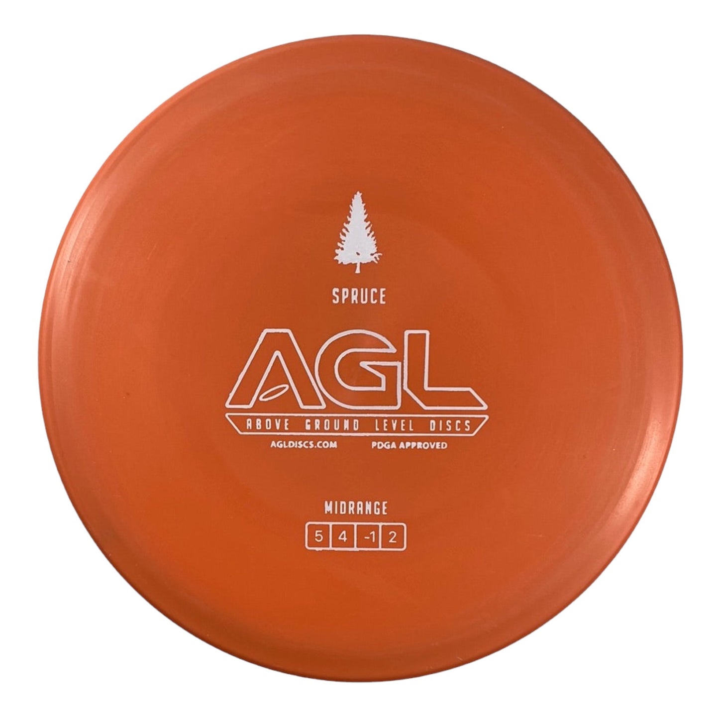 Above Ground Level Spruce | Woodland | Orange/White 179g Disc Golf