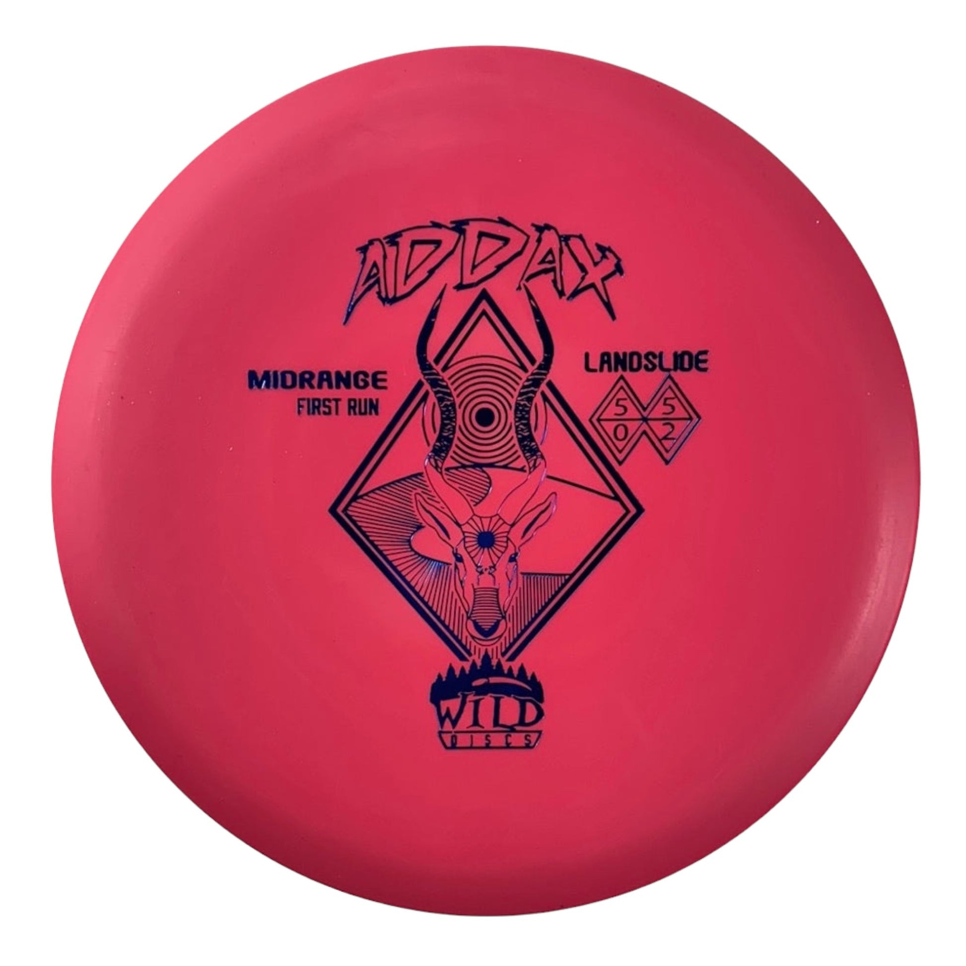 Wild Discs Addax | Landslide | Pink/Blue 173g Disc Golf