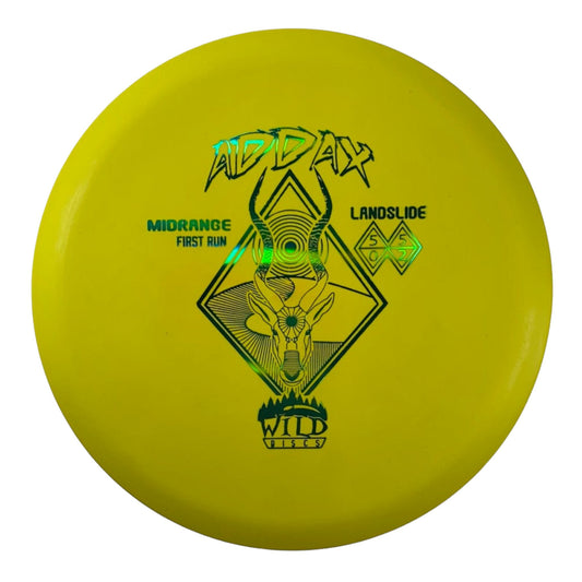 Wild Discs Addax | Landslide | Yellow/Green 174-180g Disc Golf
